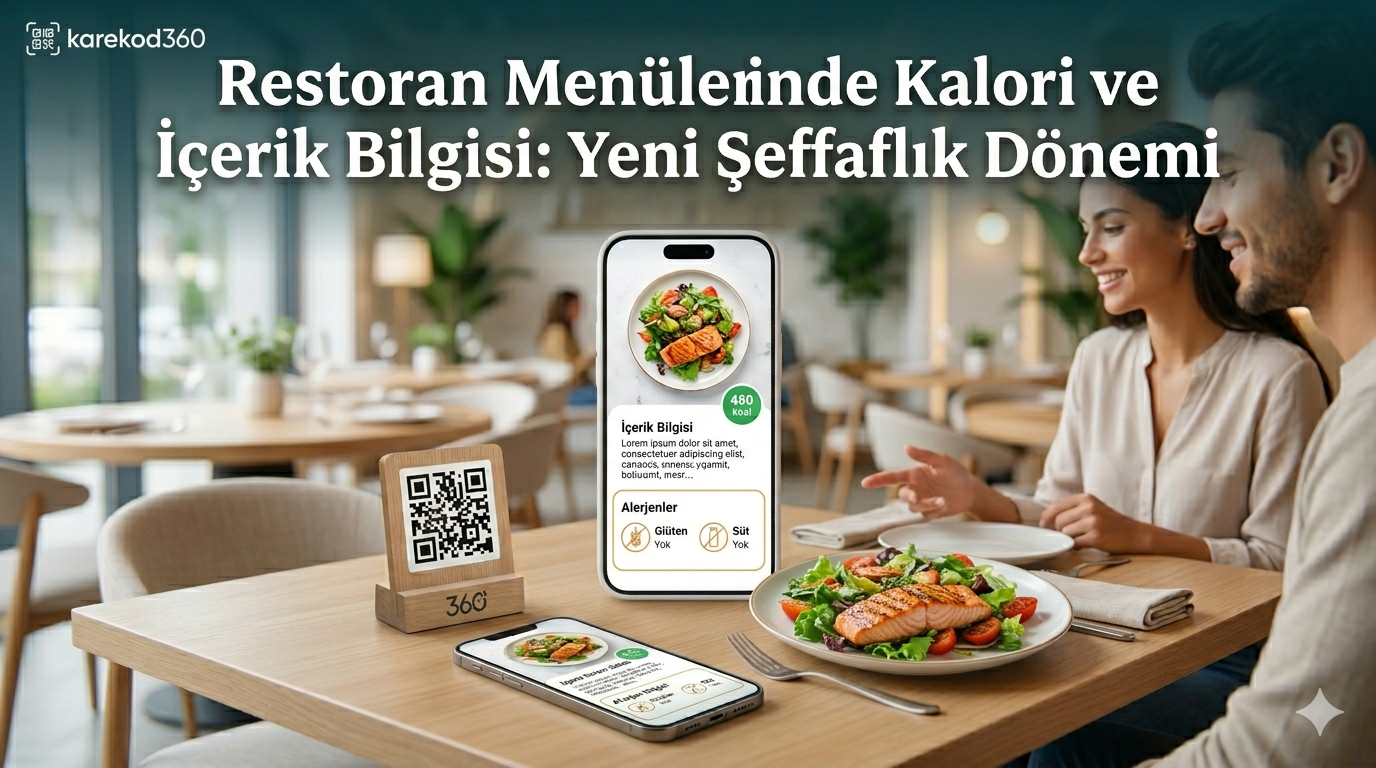 Menülerde Kalori ve İçerik Bilgisi Zorunluluğu