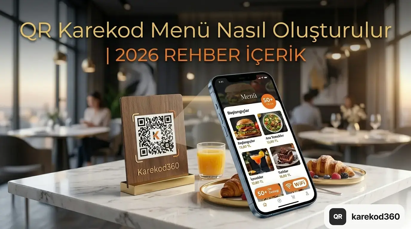 QR Karekod Menü Nasıl Oluşturulur | 2026 Rehber İçerik
