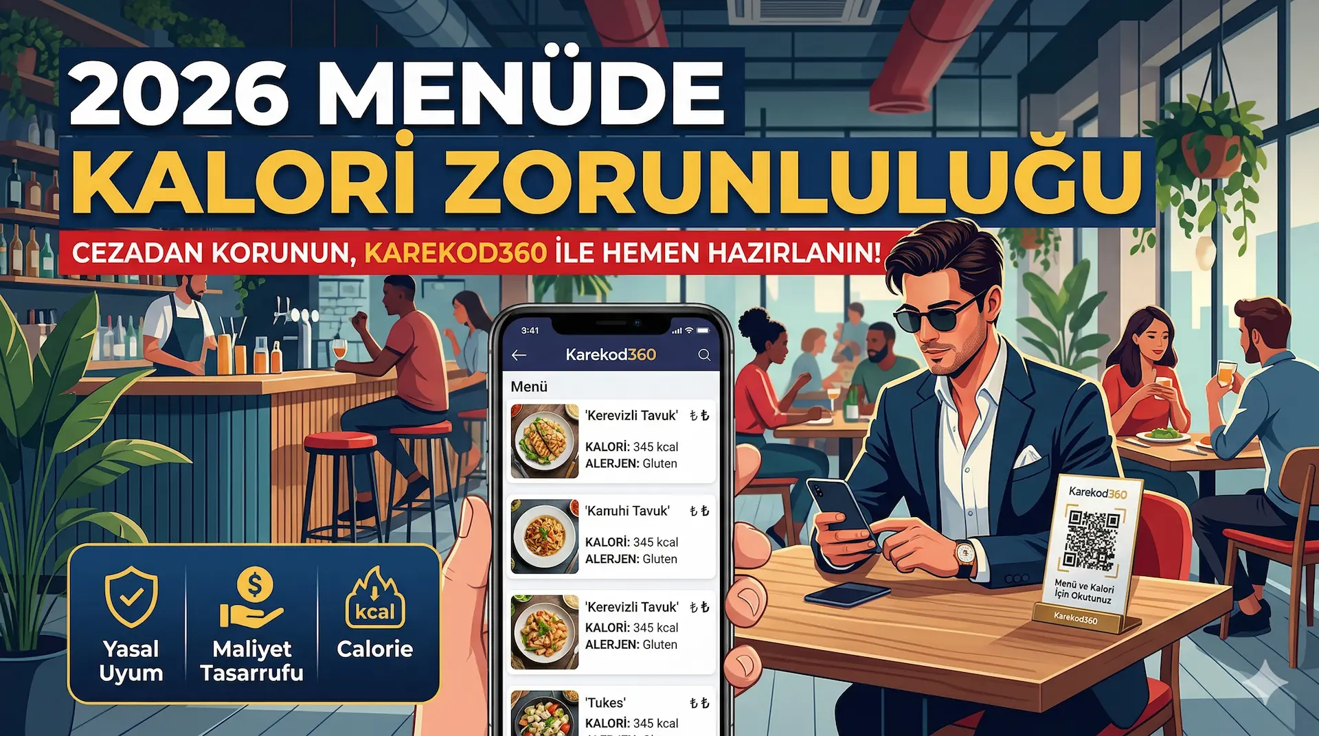 Menülerde Kalori Bilgisi Zorunluluğu